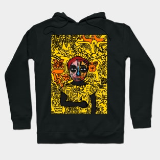 311 - Gengis Khan NFT - Unique Female Character Doodle Hoodie